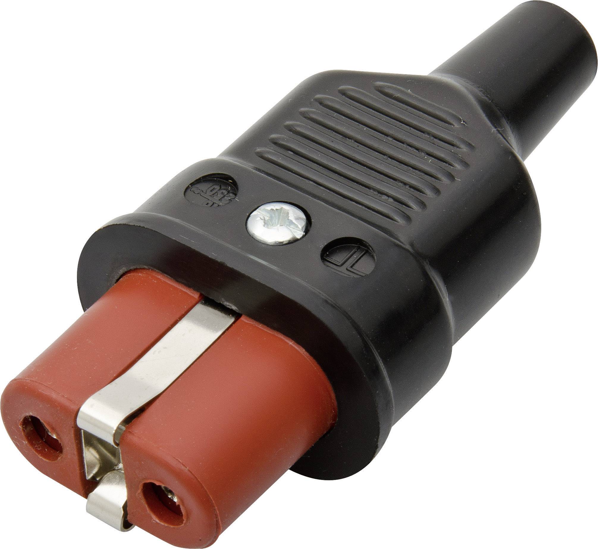 Kalthoff 344P/Si konektor za grejne uređaje 250 V 16 A crna, crvena