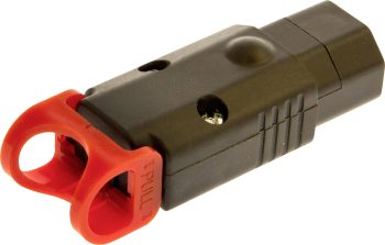 IEC PA130100BK IEC konektor 250 V/AC 10 A crna