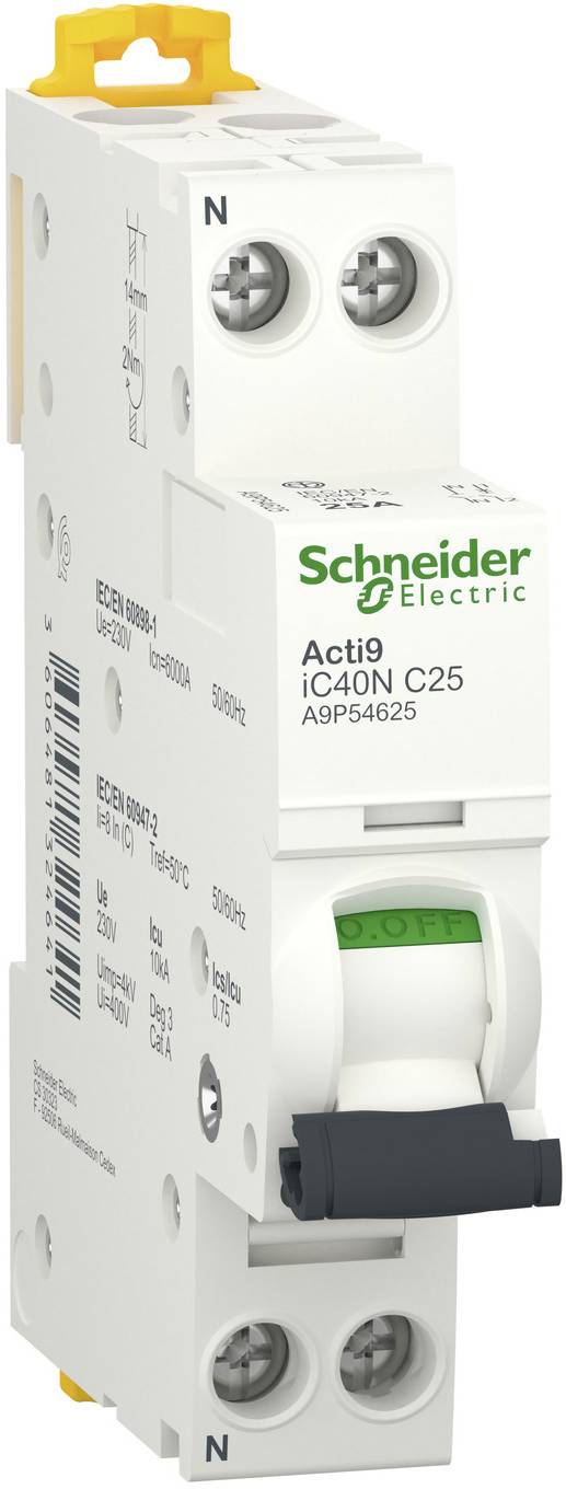 Schneider Electric A9P54625 automatski osigurac 25 A 230 V 6 kA