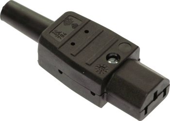 IEC-priključak C13 IEC konektor 230 V 10 A crna