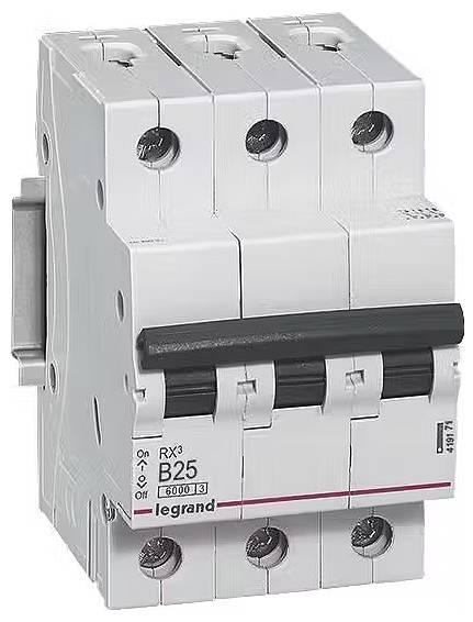 Legrand 419171 automatski osigurac 3-polni 25 A 400V 6 kA