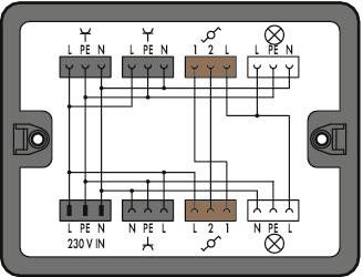 WAGO 899-631/189-000 razvodna kutija 250 V 25 A crna
