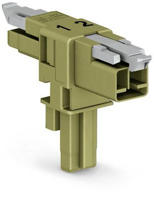WAGO 890-1702 T-priključak 250 V 16 A svetlo zelena (pak. 25 kom)