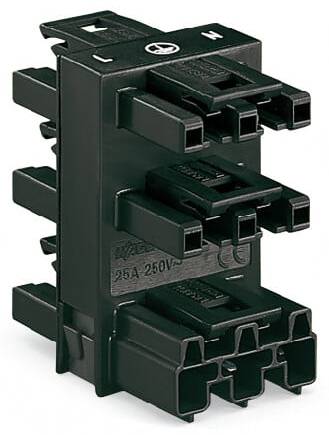 WAGO 770-608 konektor 250 V 25 A crna (pak. 25 kom)
