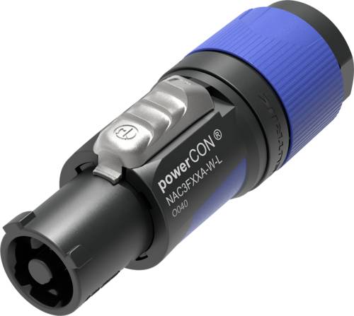 Neutrik NAC3FXXA-W-L mrežni konektor 250 V/AC 16 A plava