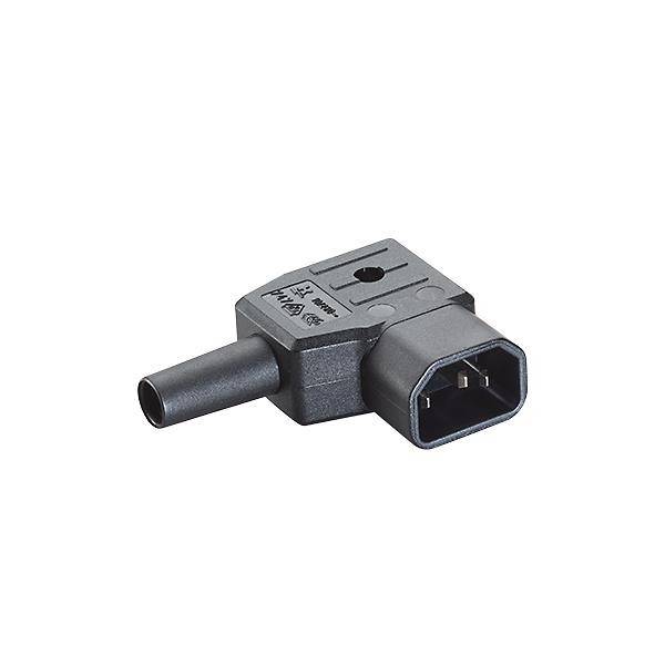 Bachmann IEC konektor 230 V crna 1 kom 3134026