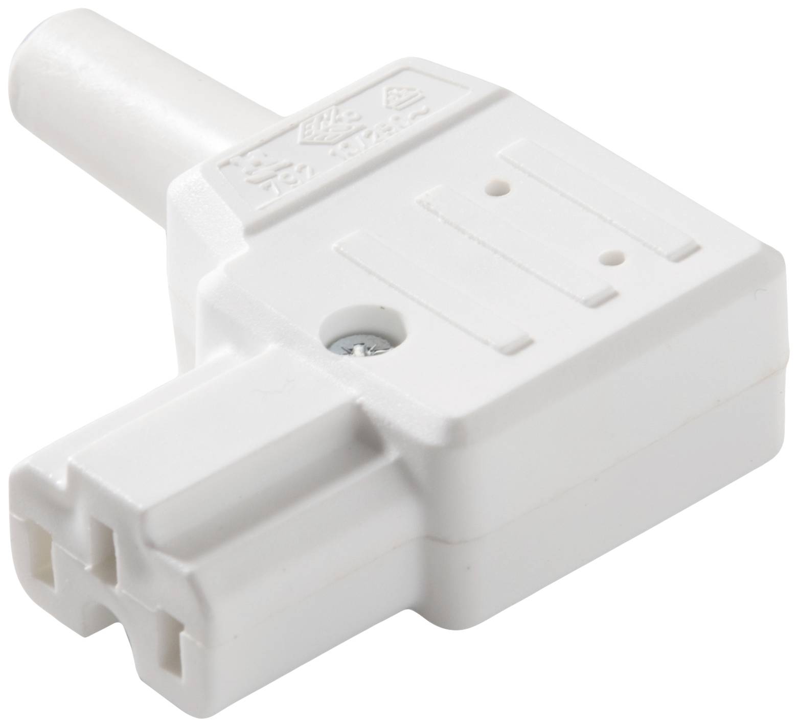 Ugradna 792/ws/C ugradni utikač za grejne uređaje 250 V 10 A bela