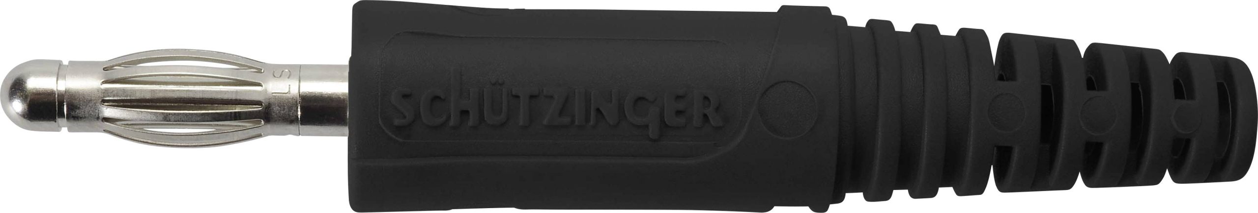Schützinger DI FK 9 S Ni / SW lamelni utikač, Ø4mm, crna, 30V/AC, 60V/DC, 32A, vijčani priključak