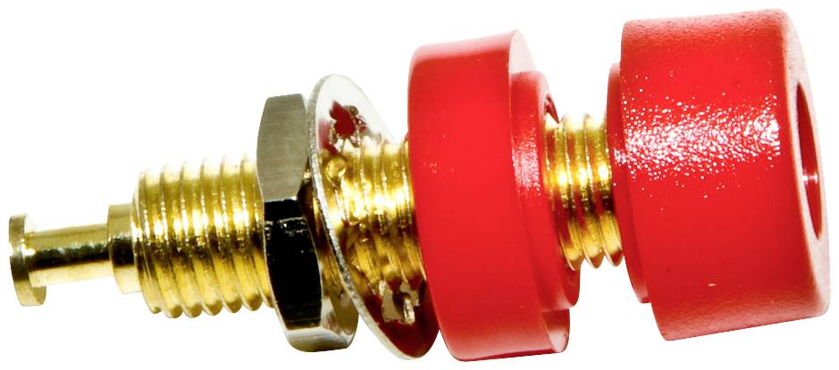 Mueller Electric BU-P2854-2 banana utičnica, crvena, 15A