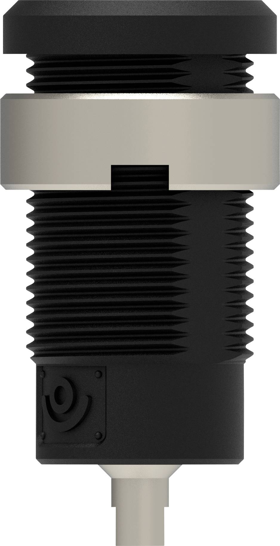 Electro PJP 3275-C-CD1-N sigurnosna ugradna utičnica, Ø4mm, crna, 25A, banana utičnica