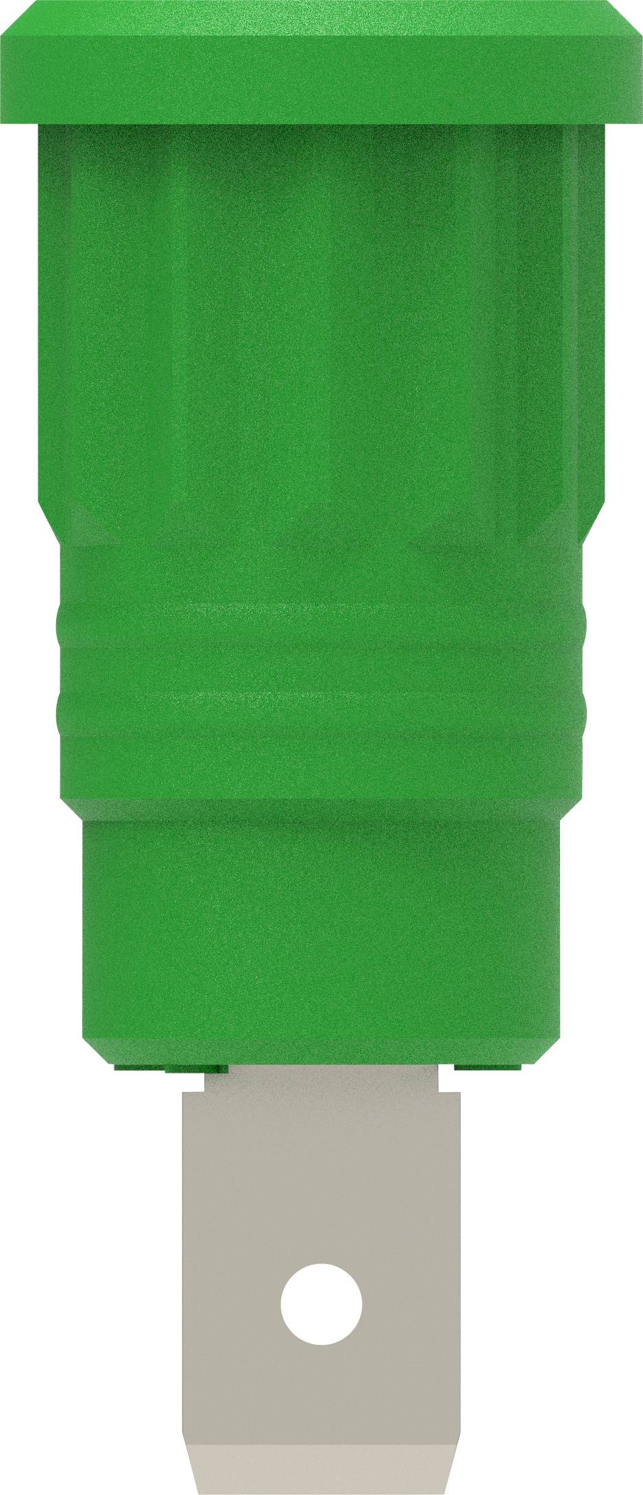 Electro PJP 3286-CD1-V sigurnosna press-fit utičnica, Ø4mm, zelena, 36A