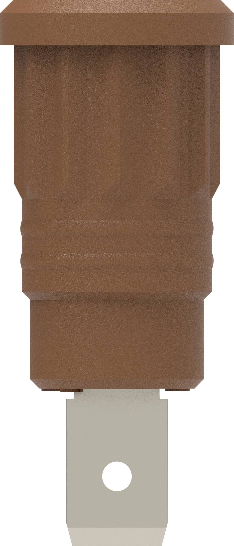 Electro PJP 3286-CD1-BN sigurnosna press-fit utičnica, Ø4mm, braon, 36A