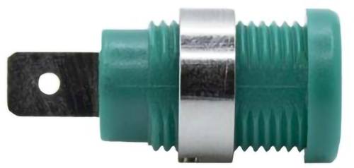 Mueller Electric BU-31610-5 banana utičnica, Ø6,4mm, zelena, 1000V, 35 mA
