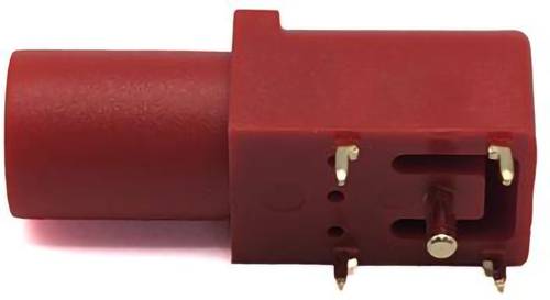 Mueller Electric BU-163-2 banana utičnica, Ø4,2mm, crvena, 24A, banana utičnica