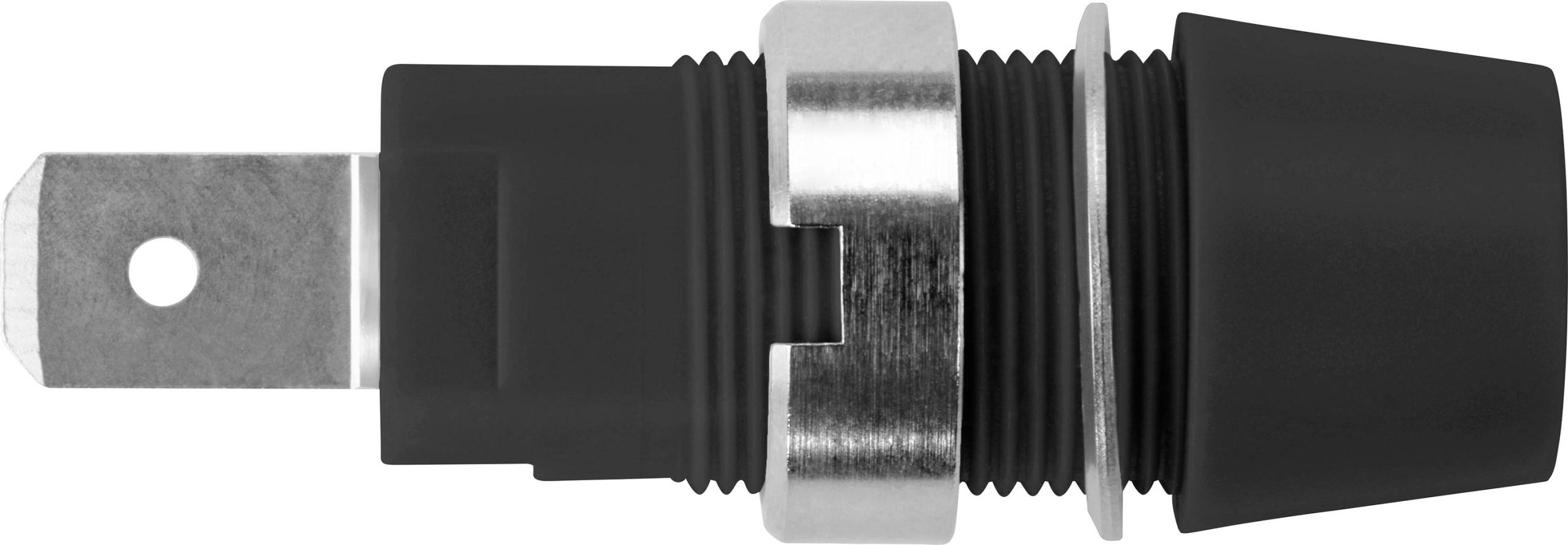 Schützinger DI SAB 7560 Ni / SW sigurnosna utičnica, Ø4mm, crna, 1000V, 32A