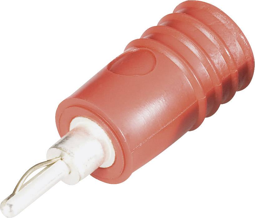 Schnepp 2040 ÜS rt prelazni utikač, ravni, Ø2mm, 4mm, crvena, 60V/DC, 30V/AC, 10A