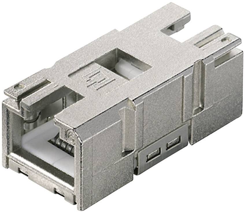 Telegärtner 1179933 RJ45 konektor ravna 8P8C pol. srebrna (kovinska)