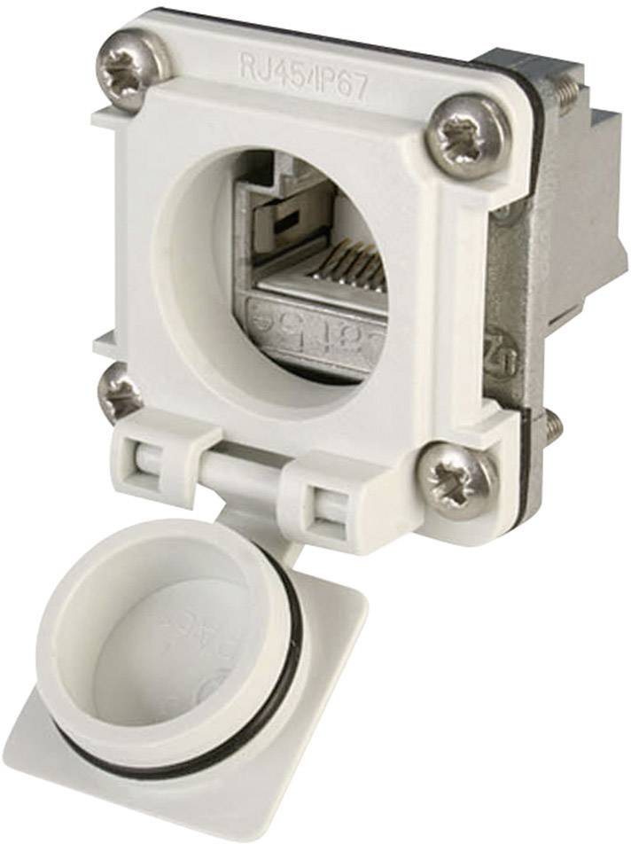 Telegärtner 1179983 RJ45 konektor ravna 8P8C pol. svetlo siva