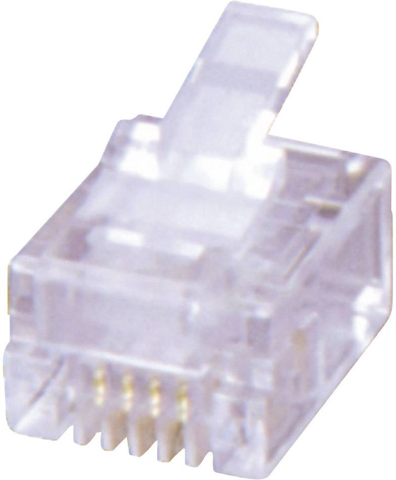 MH Connectors 1210835 RJ45 konektor RJ12 ravni muški konektor 6P6C pol. providna