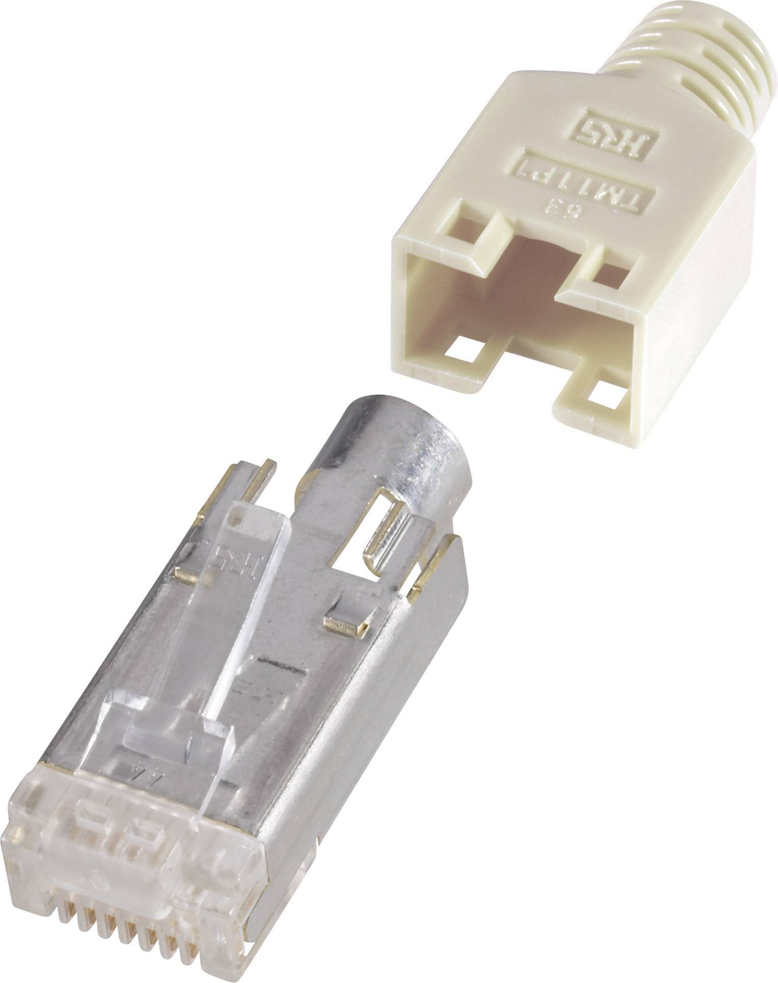 1408703 RJ45 utikač ravni muški konektor 8P8C pol. bež