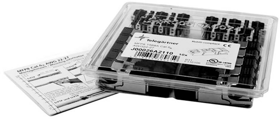 Telegärtner 1550212 RJ45 konektor ravni muški konektor 8P8C pol. metalik