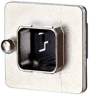 Metz Connect 1650651 RJ45 konektor muški konektor s prirubnicom srebrna