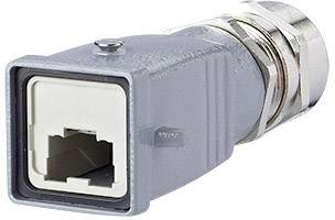 Metz Connect 1650666 RJ45 konektor kućište ustnika siva
