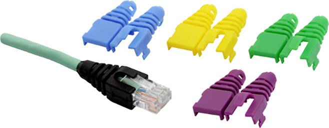 Encitech 2255454 RJ45 dodatna oprema tuljac za zaštitu od savijanja (strain relief) svetlo siva