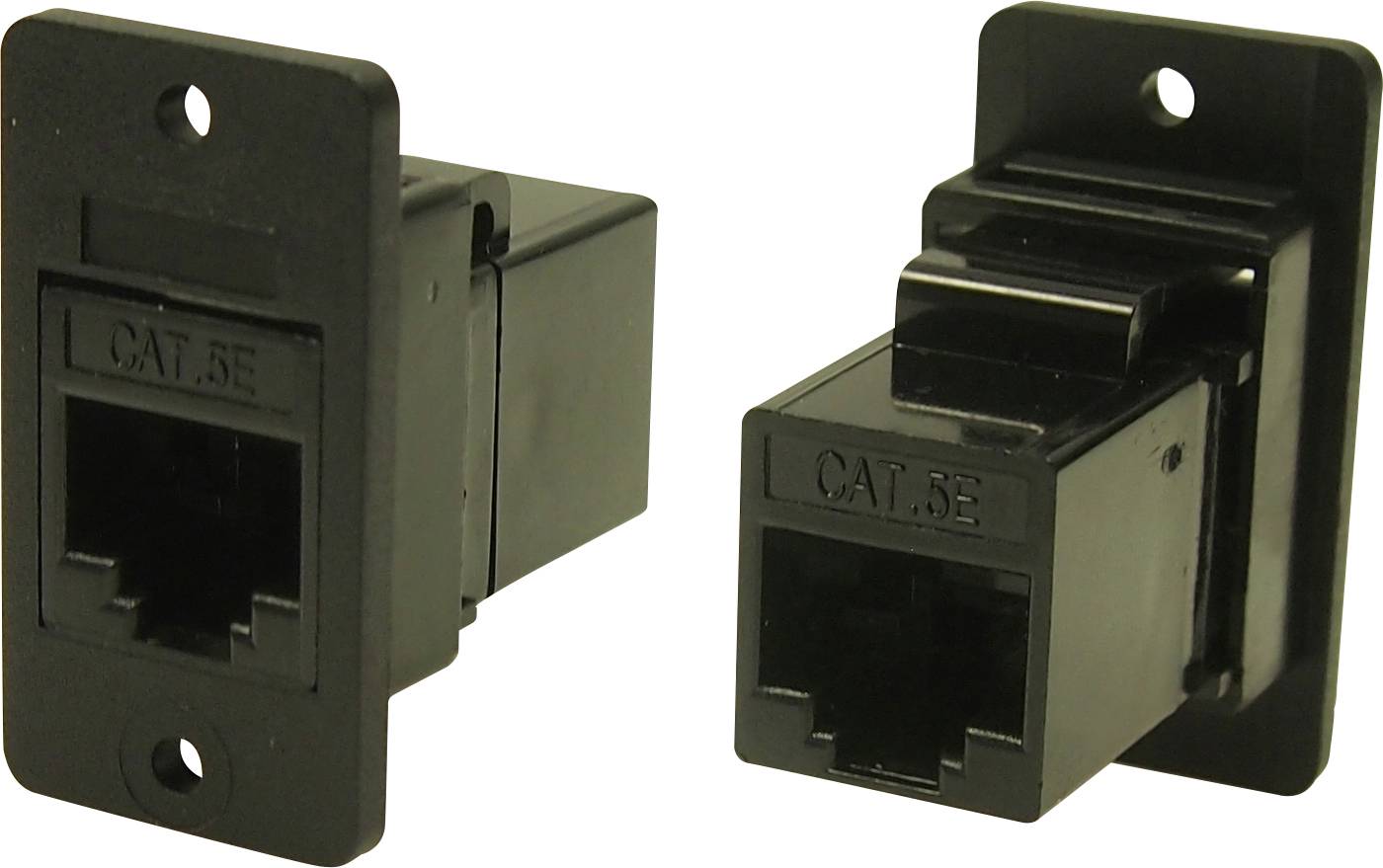 Cliff 2354846 RJ45 konektor ugradni adapter crna