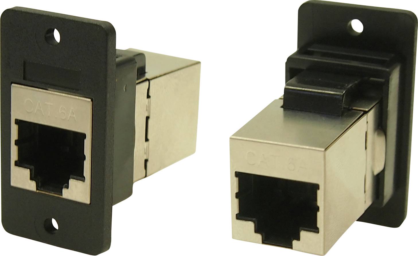 Cliff 2354850 RJ45 konektor ugradni adapter crna