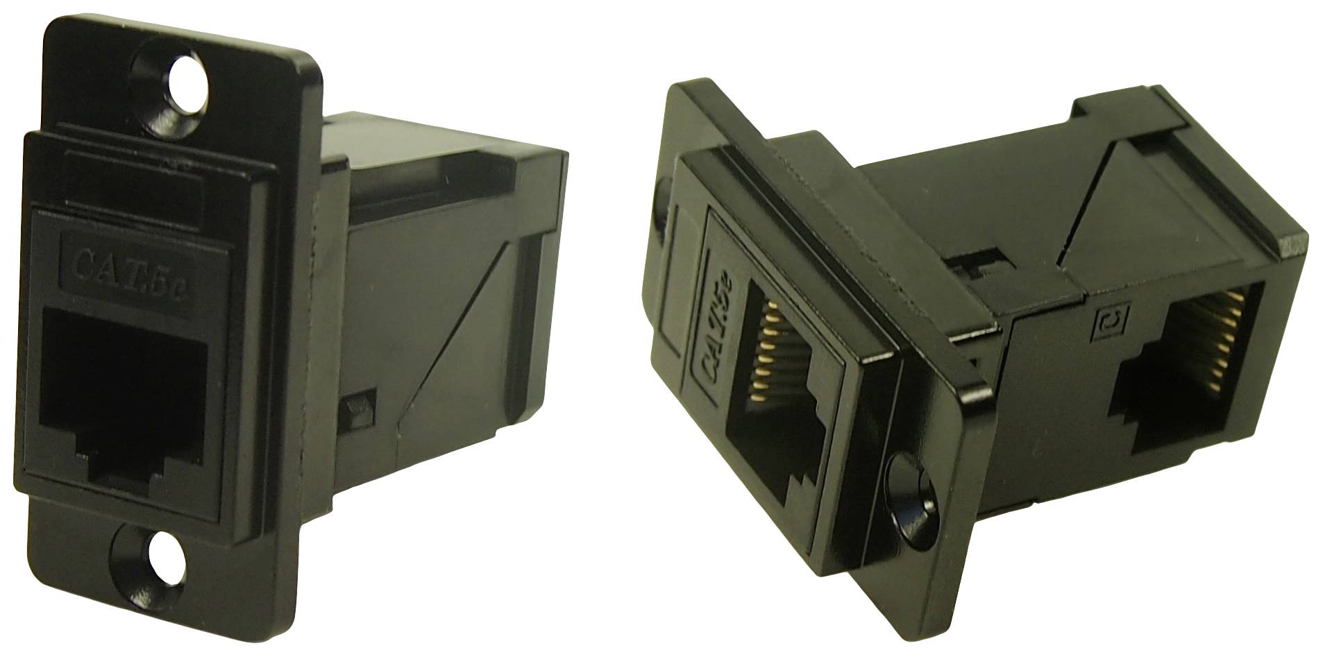 Cliff 2814419 RJ45 modul za utičnicu ugradni adapter crna