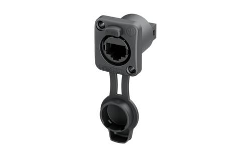 Neutrik 3123459 RJ konektor za povezivanje RJ45 ugradni ženski konektor crna