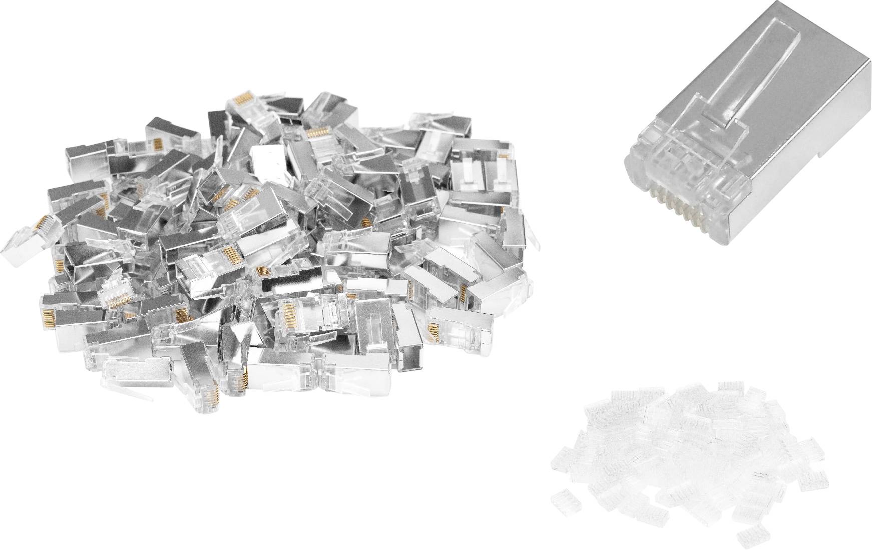 DIGITUS 3333848 RJ45 utikač 8 pol. srebrna