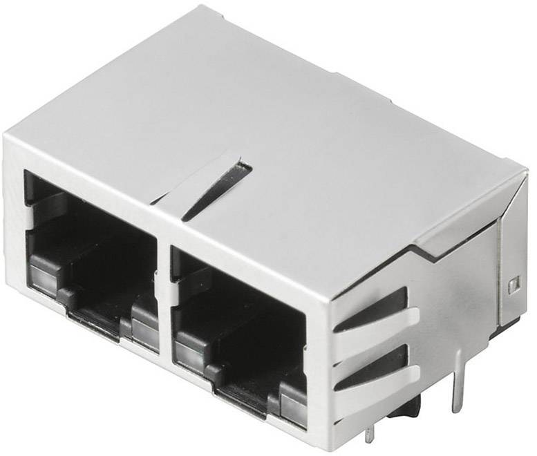 Weidmüller 3361382 RJ45 konektor ugradni ženski konektor, horizontalni 8 pol. srebrna, crna