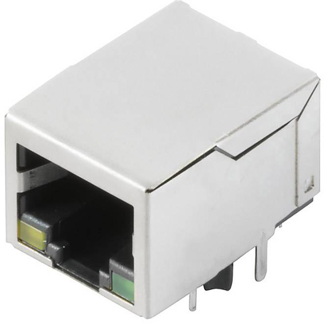 Weidmüller 3361383 RJ45 konektor ugradni ženski konektor, horizontalni 8 pol. srebrna, crna
