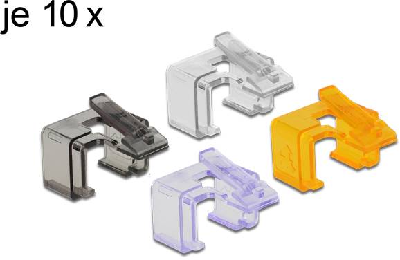 Delock 3380617 RJ45 konektor kabl višebojna