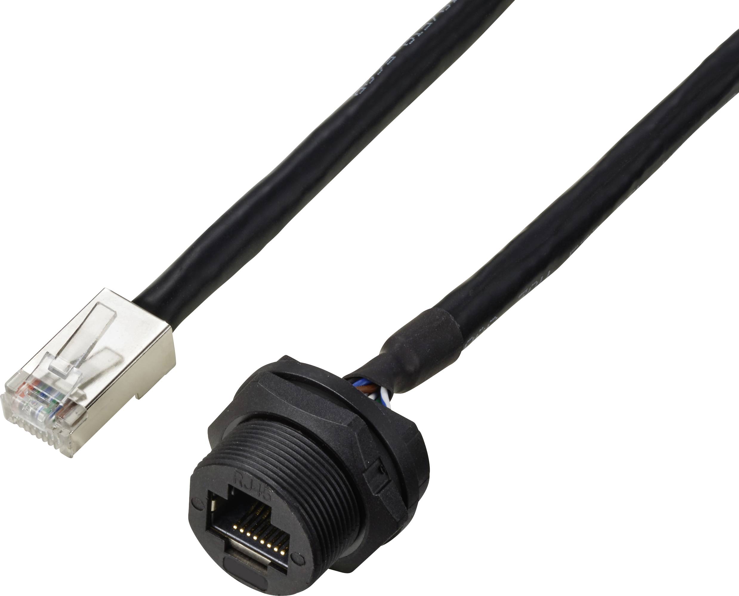TRU COMPONENTS 3385912 RJ45 konektor 8 pol. crna