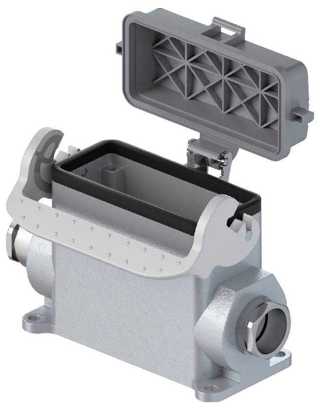 Wieland Electric 76.344.6435.0 donji deo kućišta siva