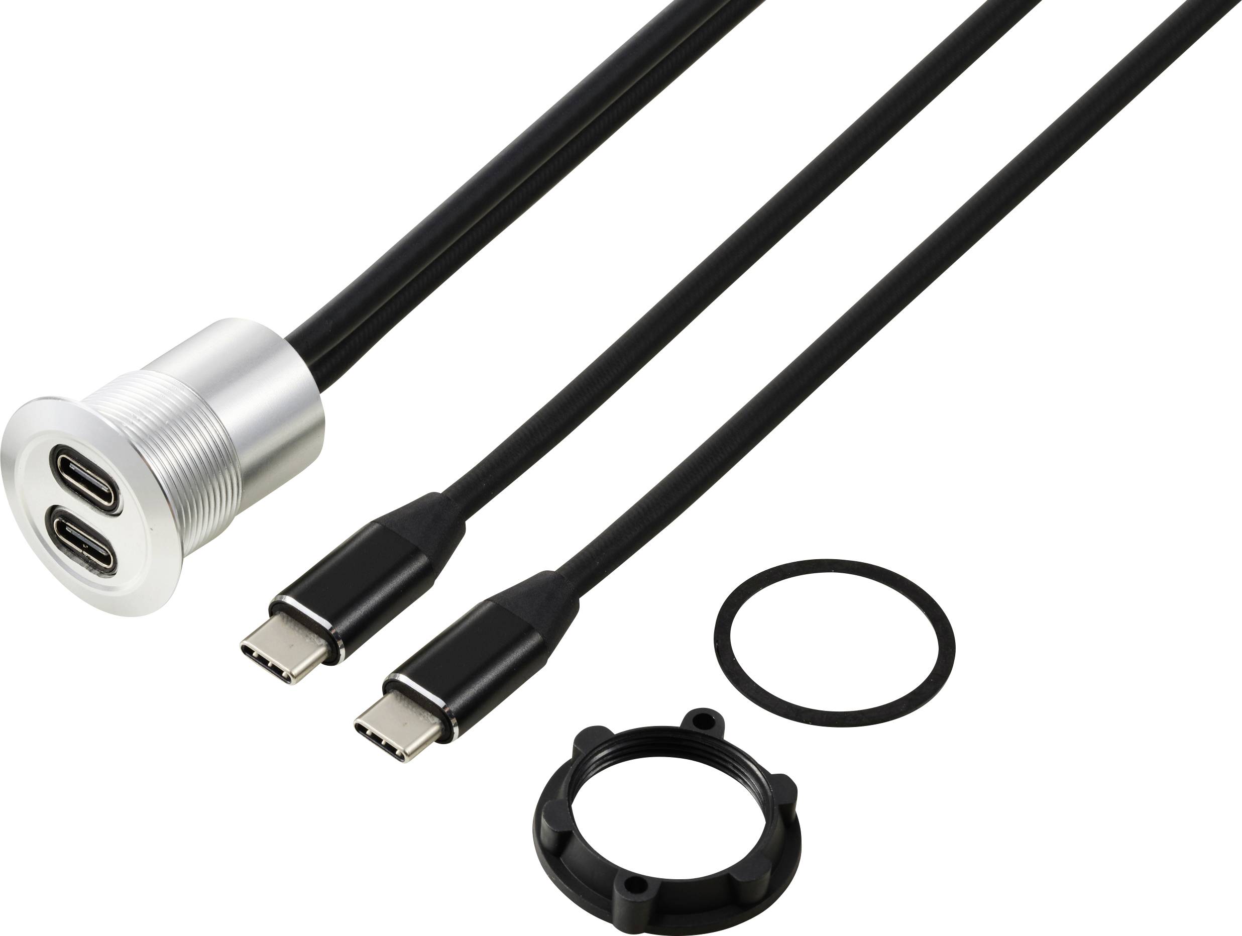 TRU COMPONENTS TC-13376316 USB-C priključni kabl 100 cm