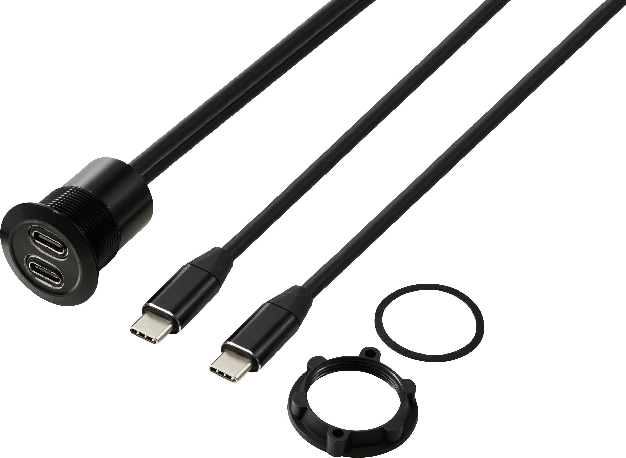 TRU COMPONENTS TC-13376320 USB-C priključni kabl 100 cm