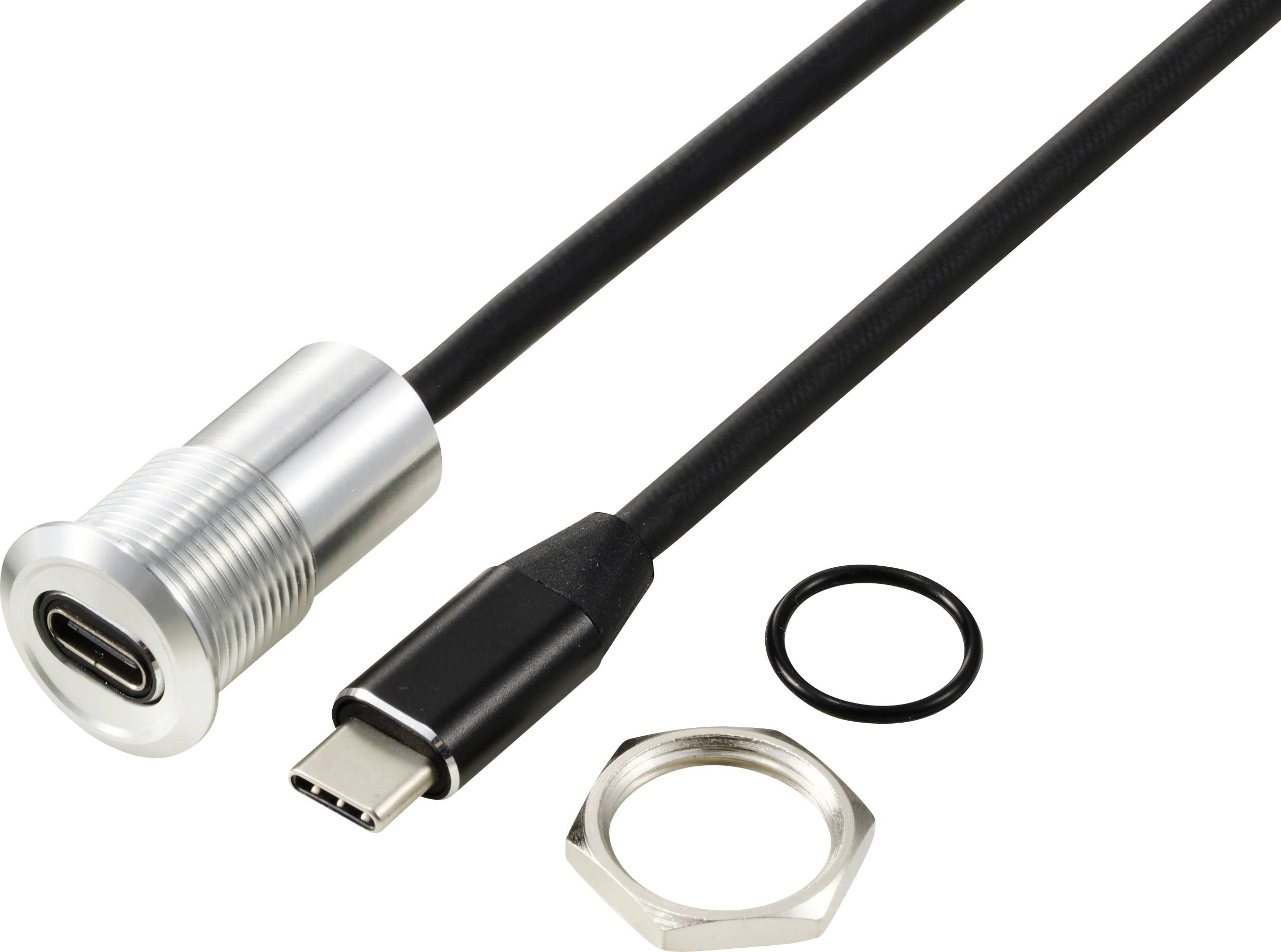 TRU COMPONENTS TC-13376324 USB-C priključni kabl 100 cm
