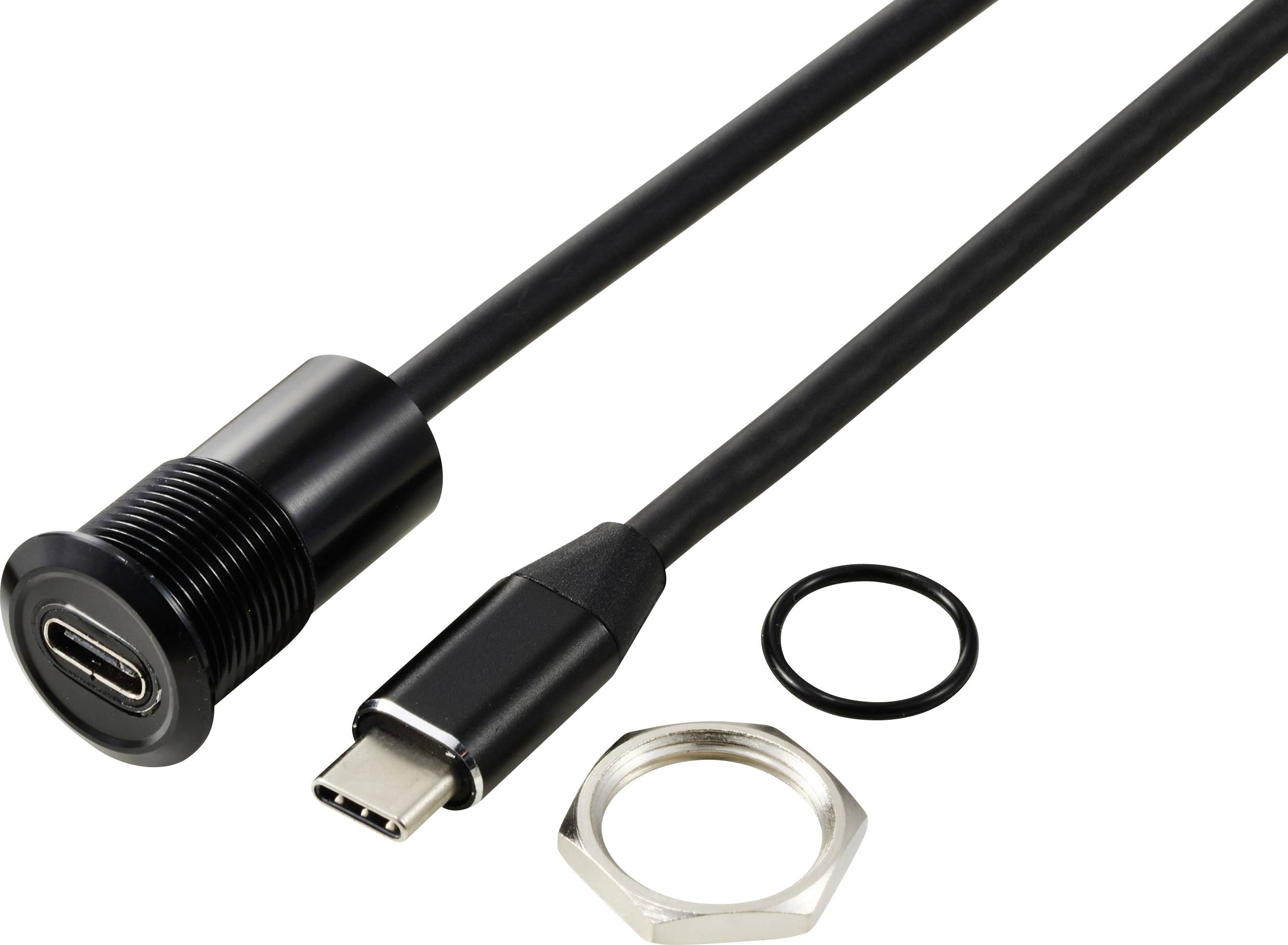 TRU COMPONENTS TC-13376328 USB-C priključni kabl 100 cm