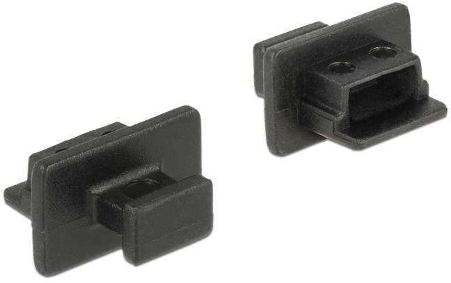 Delock 64011 zaštitni poklopac crna