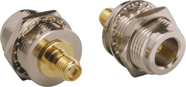 BKL Electronic 0404084 SMA adapter SMA-utičnica - ženski konektor N 100/200 MHz (polarizovano/nepolarizovano) Hz, 50 Ω