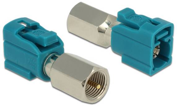 Delock 88927 HF-adapter Fakra ženski konektor - muški FME 50 Ω