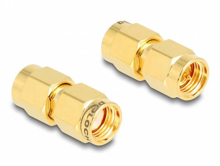 Delock 12105 HF-adapter RPSMA utikač - SMA-utikač 50 Ω