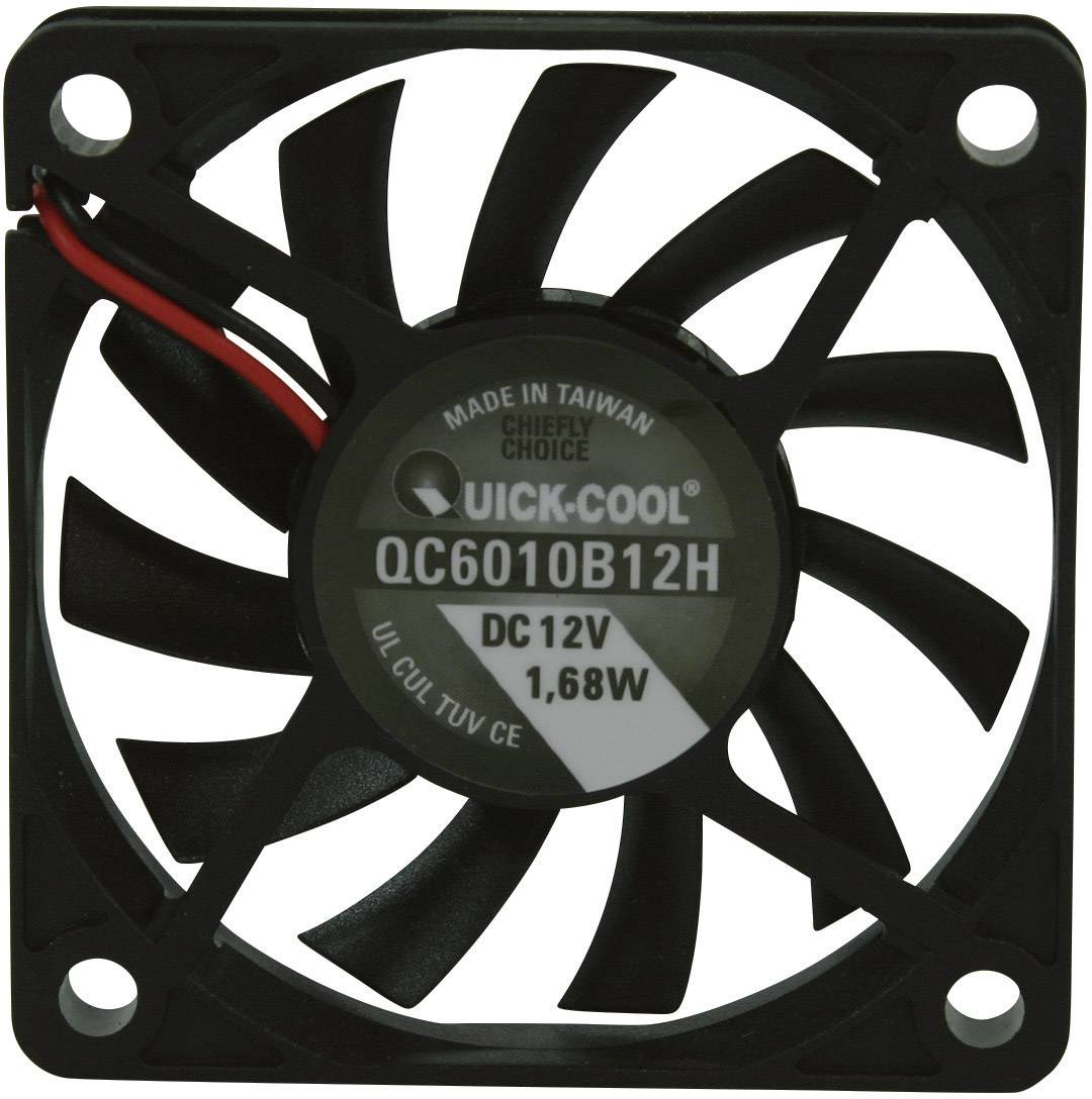 QuickCool QC6010B12H aksijalni ventilator 12 V/DC 25,74 m³/h 60 x 60 x 10 mm