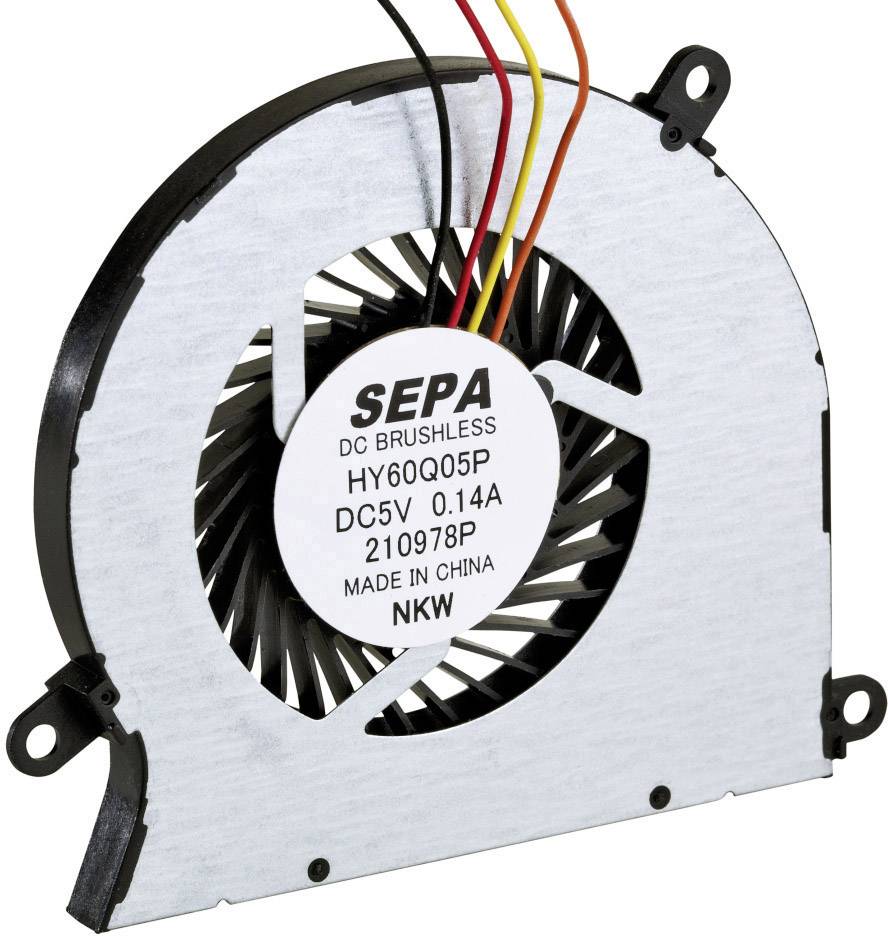 SEPA HY60Q05PSE04A radijalni ventilator 5 V/DC 4,1 m³/h 60,9 x 5 x 56,4 mm