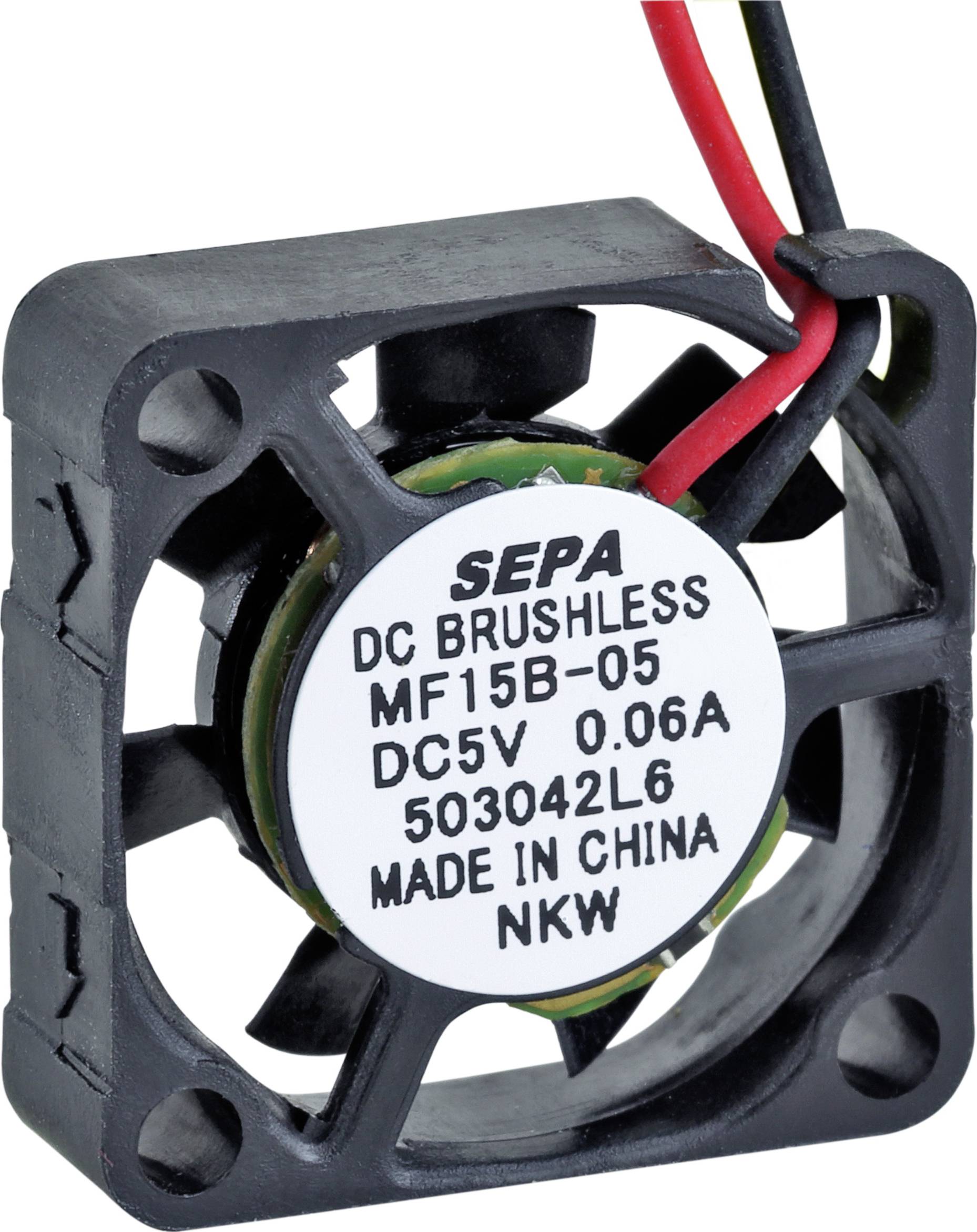 SEPA MF15B05 aksijalni ventilator 5 V/DC 0,7 m³/h 15 x 15 x 4,5 mm