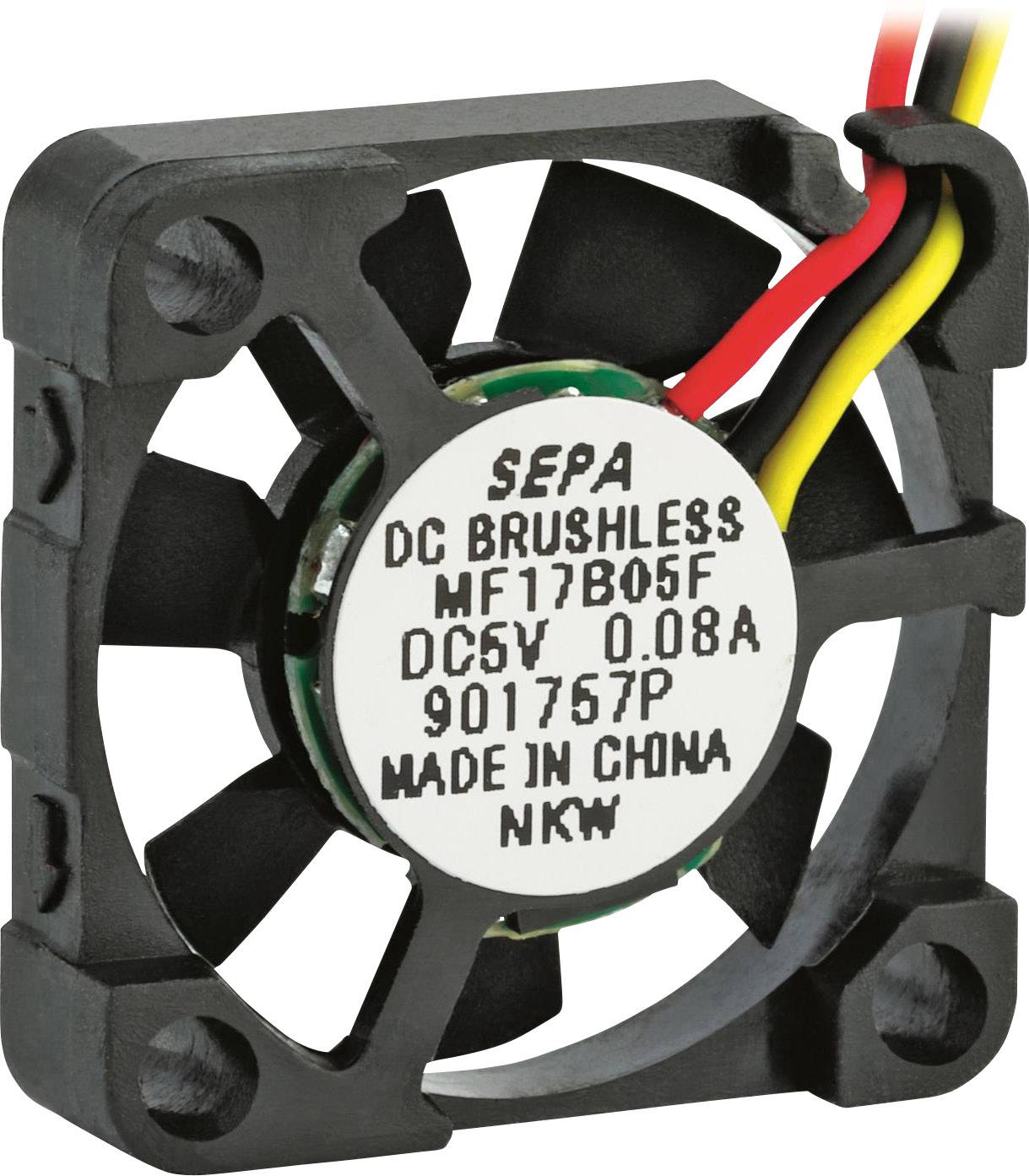 SEPA MF17B05FSE aksijalni ventilator 5 V/DC 1,1 m³/h 17 x 17 x 4,5 mm